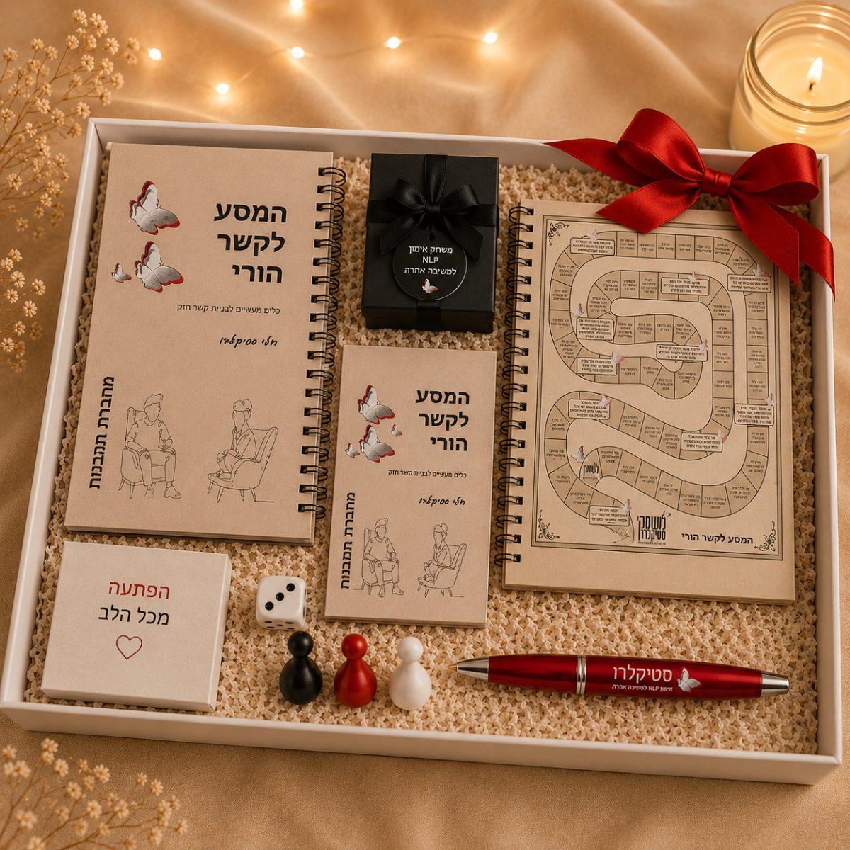 קופסת המנחה למחברת המסע לקשר הורי